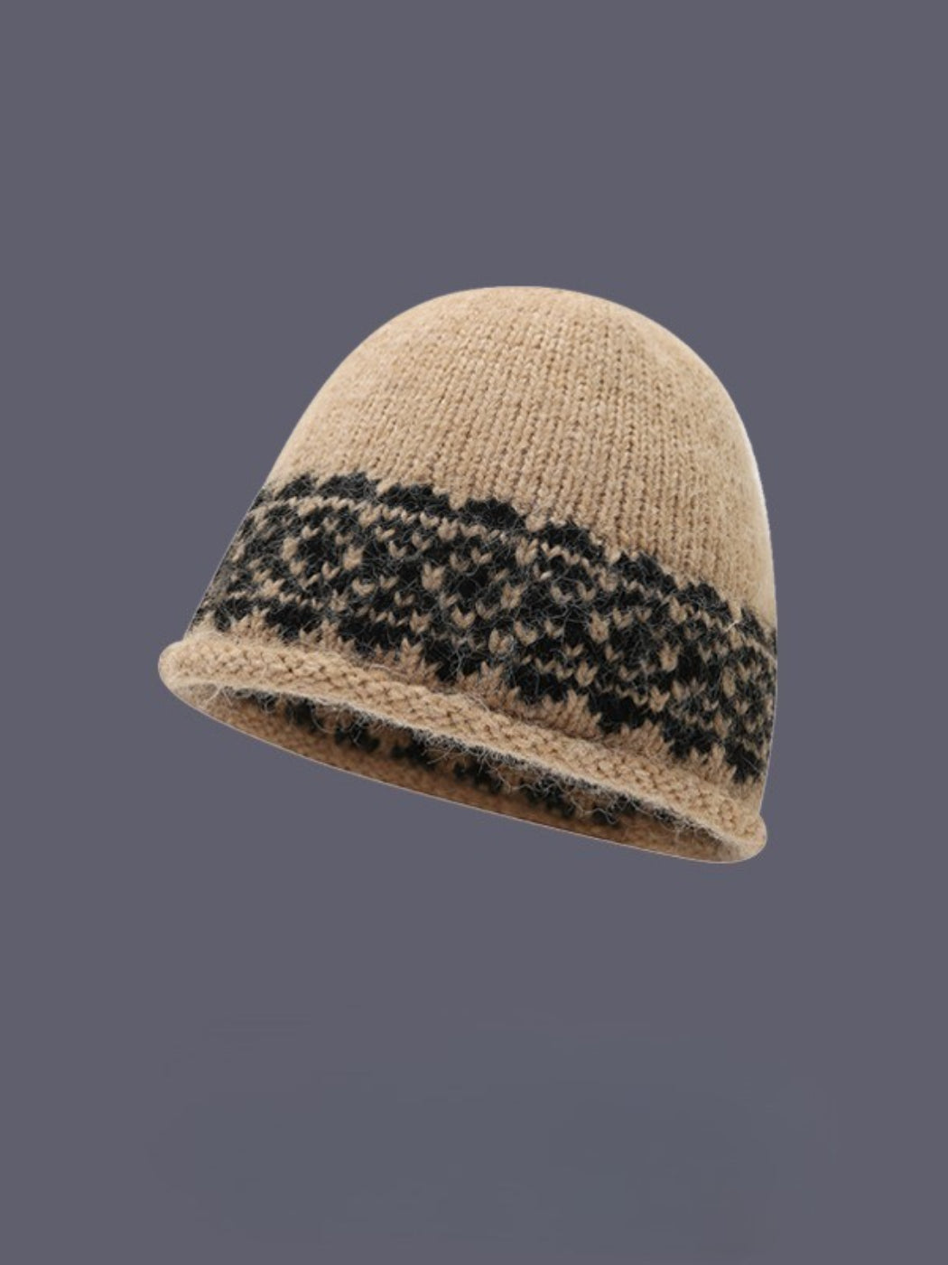 Haila – Vintage Jacquard Earflap Beanie