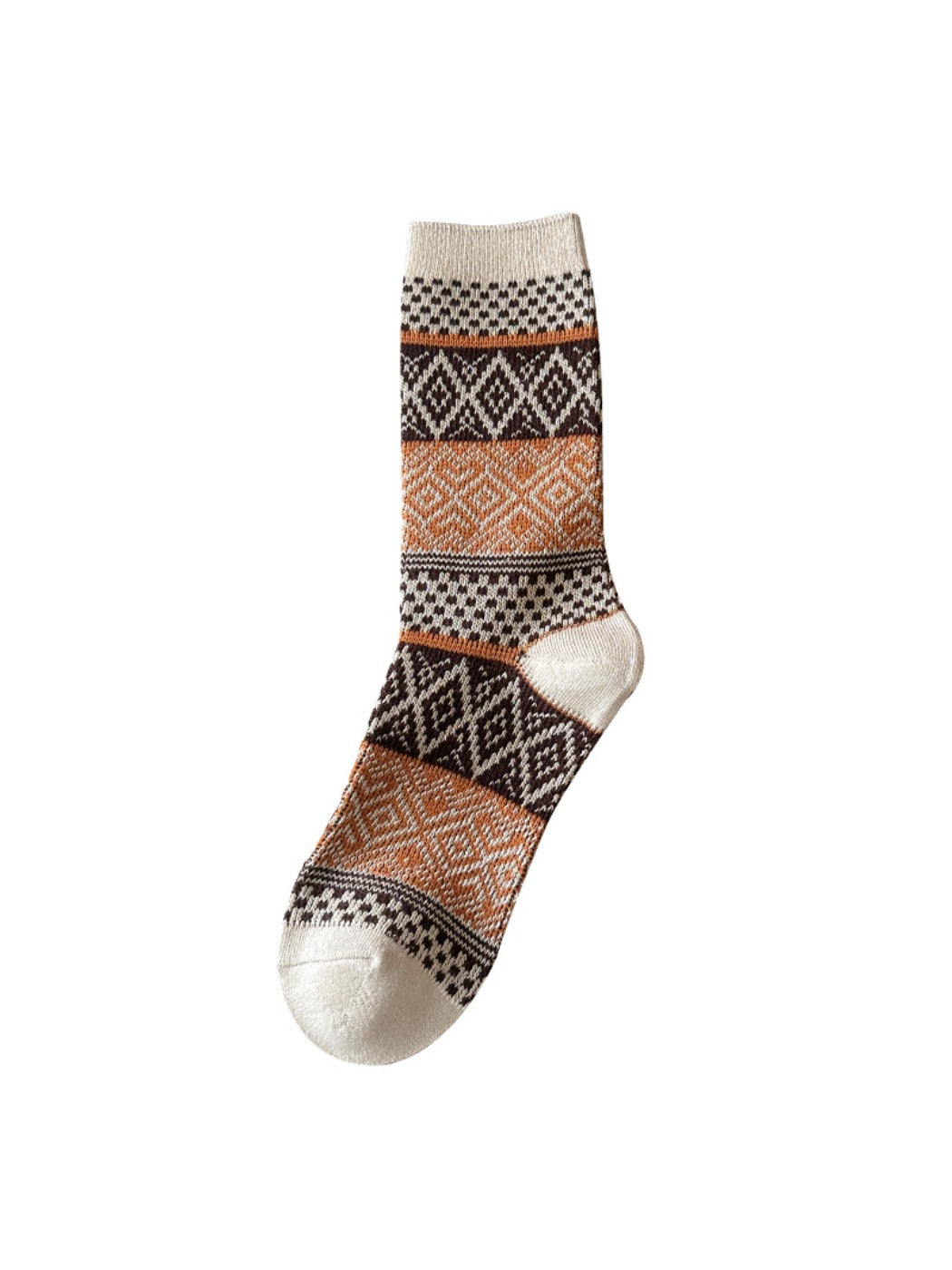 Rufia - Retro Warm Mid-Calf Socks for Women