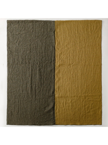 Scarvii - Contrast Panel Soft Drape Everyday Scarf