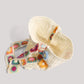 Cosbai - Floral Crochet Shoulder Bag - Summer Chic