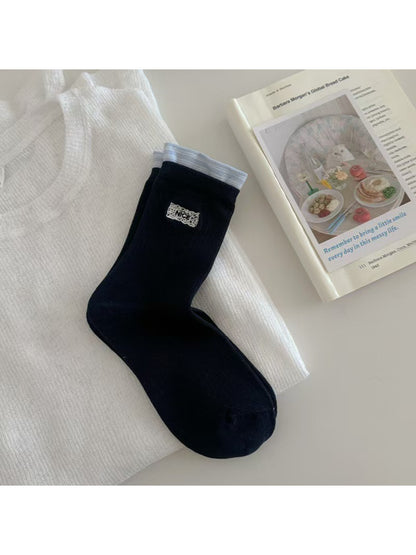 Rufia - Everyday Patch Detail Crew Socks product image 6