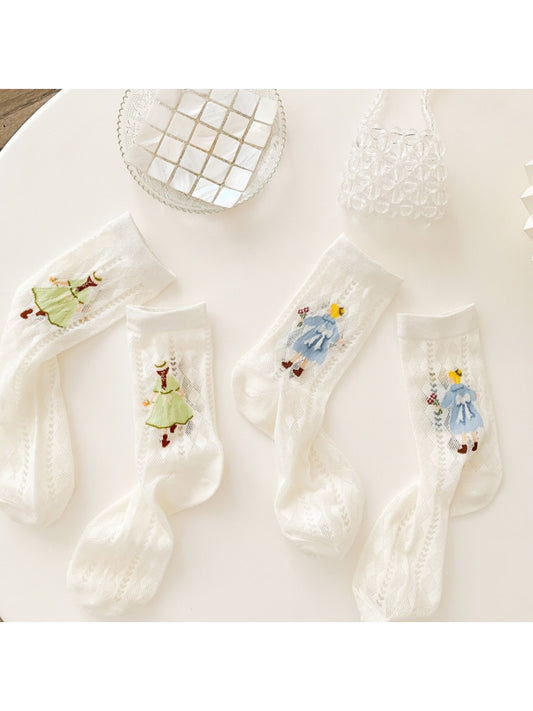 Rufia - Storybook Girl Sheer Crew Socks product image 1