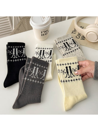 Rufia - Minimal Little Figure Crew Socks