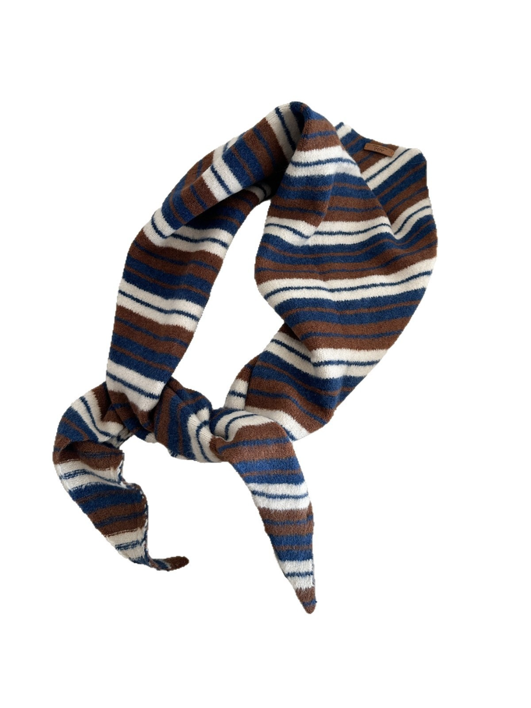 Scarvii - Striped Triangle Neck Scarf