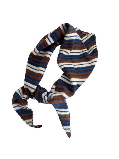 Scarvii - Striped Triangle Neck Scarf