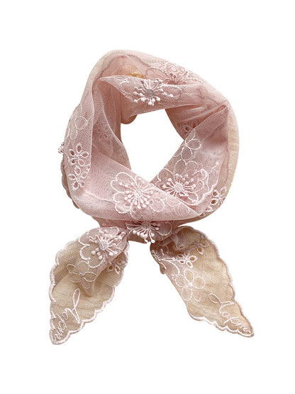 Scarvii - Long Narrow Lace Scarf