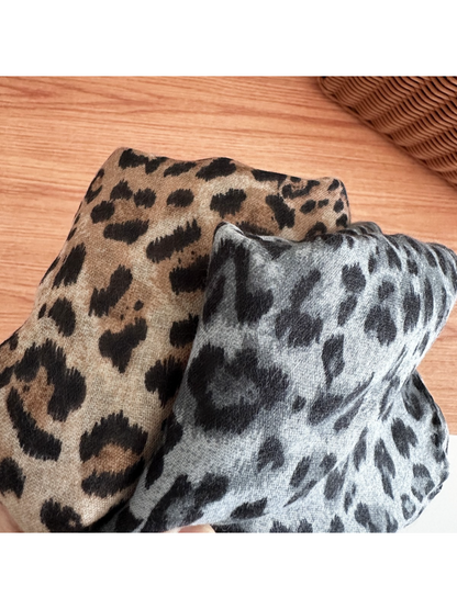 Scarvii - Leopard Print Long Scarf