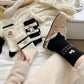 Rufia - Fuzzy Dog Patterned Socks
