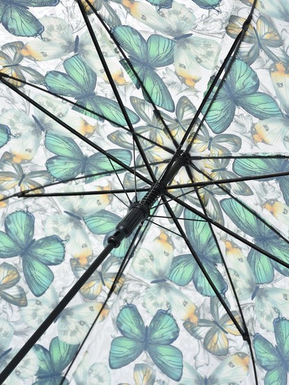 Rano - Clear Butterfly Walking Stick Umbrella