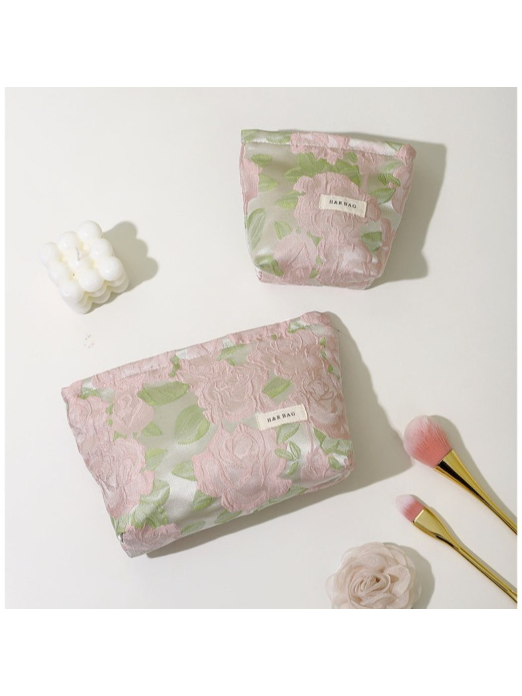 Cosbai - Blush Rose Cosmetic Bag