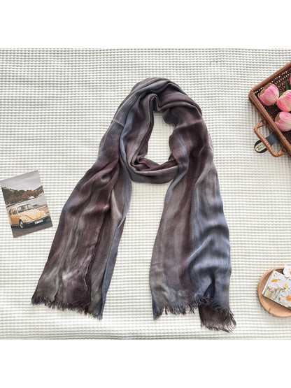 Scarvii - Ombre Fringe Long Scarf