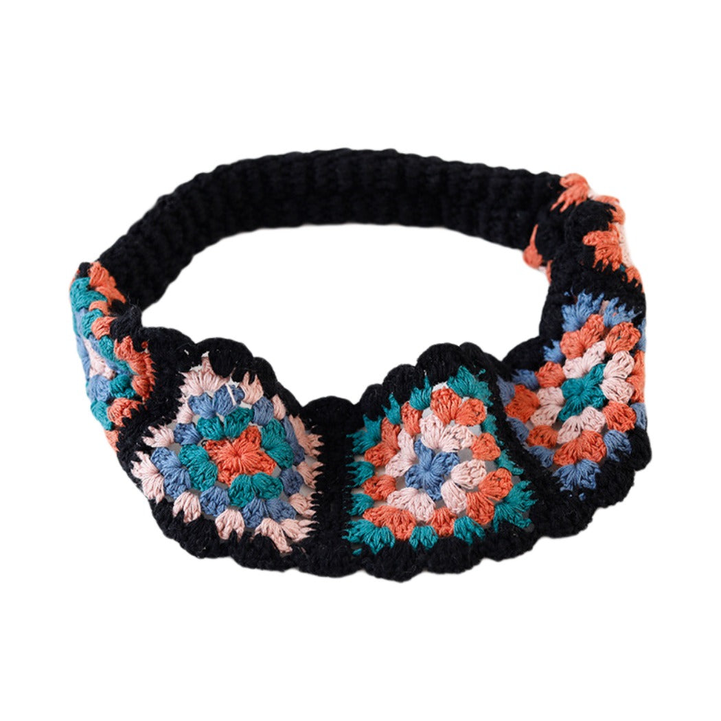 Scarvii - Cute Stylish Colorful Floral Knit Headband