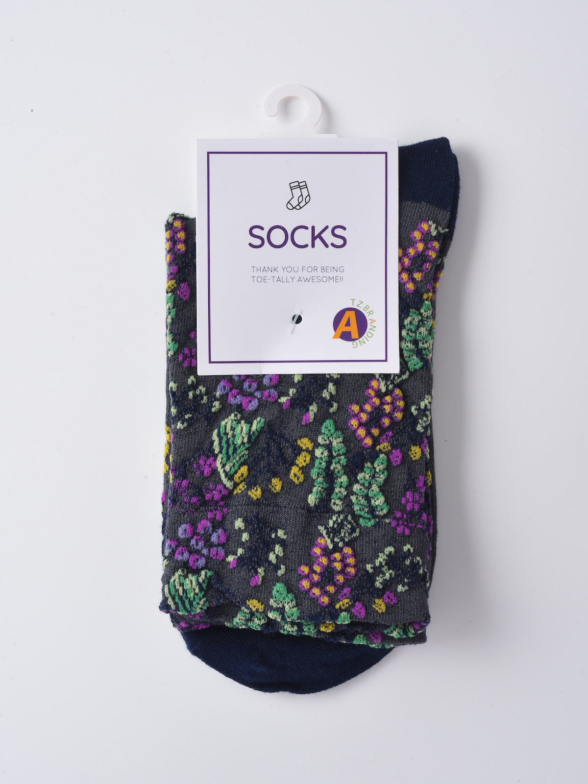Rufia - Wild Bloom Texture Crew Socks