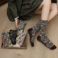 Rufia - 3D Floral Mid-Calf Socks