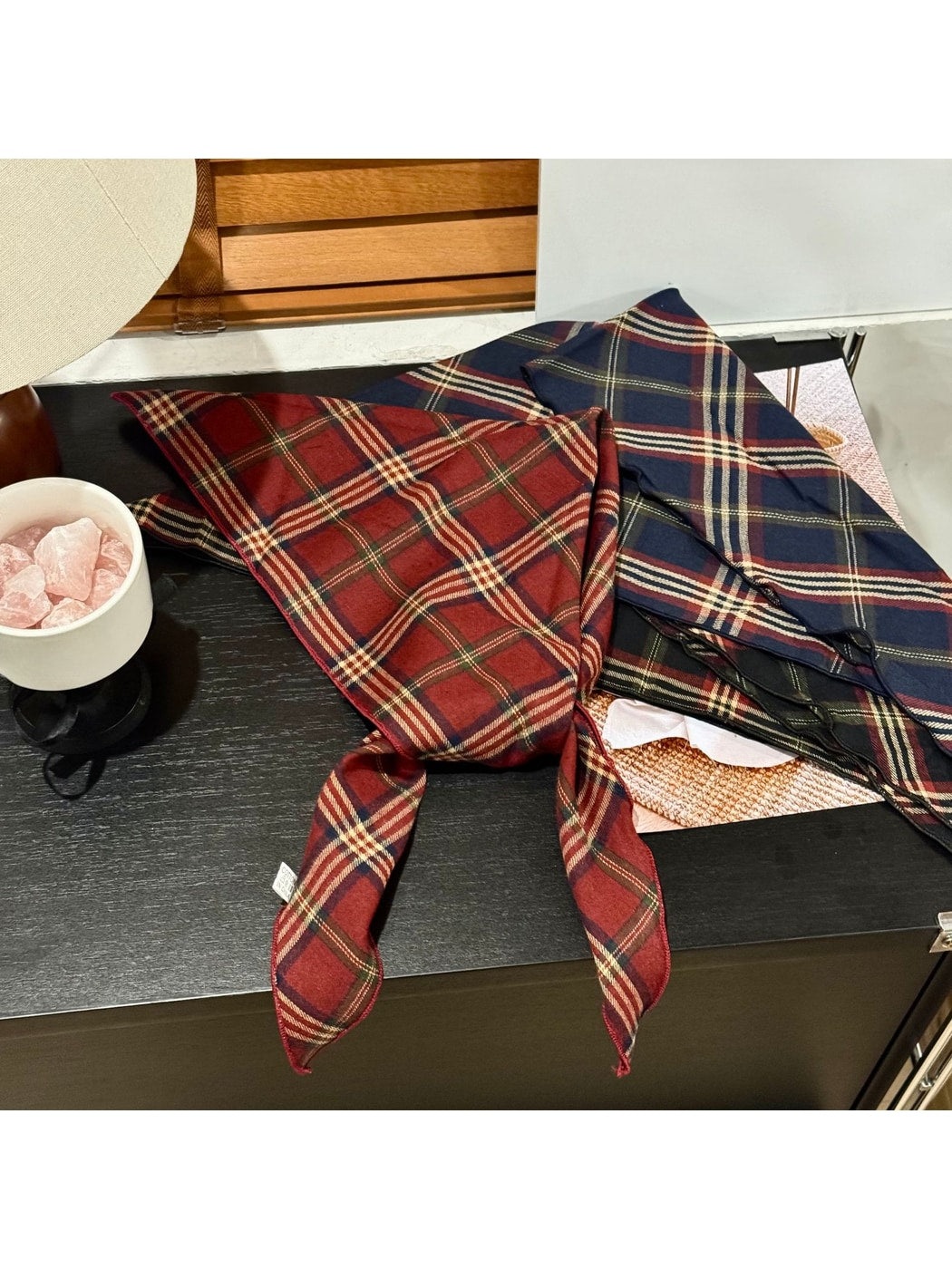 Scarvii - Classic Plaid Everyday Triangle Bandana