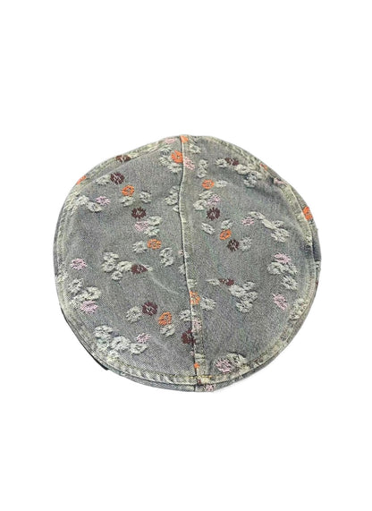 Haila - Floral Pattern Flat Cap