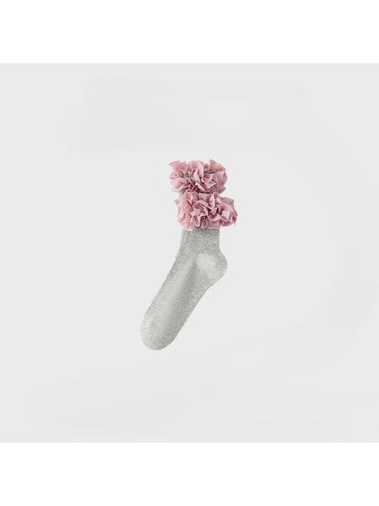 Rufia - Ruffle Trim Ribbed Crew Socks product image 13
