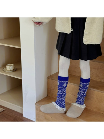 Rufia - Nordic Pattern Slouch Crew Socks product image 2
