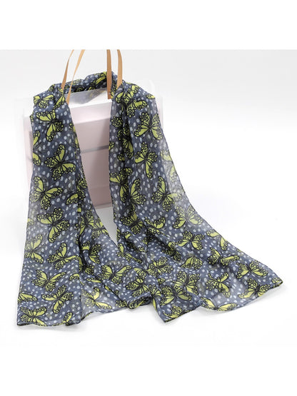Scarvii - Autumn & Winter Butterfly Print Women's Scarf