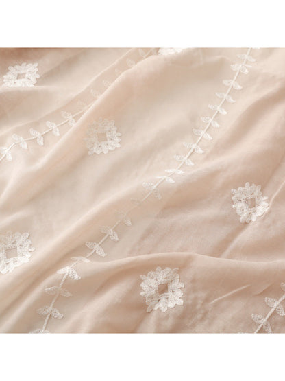 Scarvii - Modern Motif Trim Soft Scarf