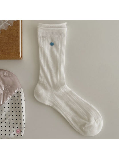 Rufia - Lace Bow Detail Women's Crew Socks for Women