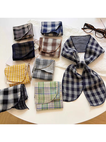 Scarvii Double Sided Check Neck Scarf product image