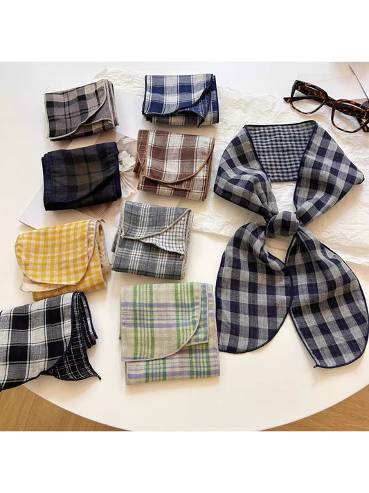 Scarvii Double Sided Check Neck Scarf product image