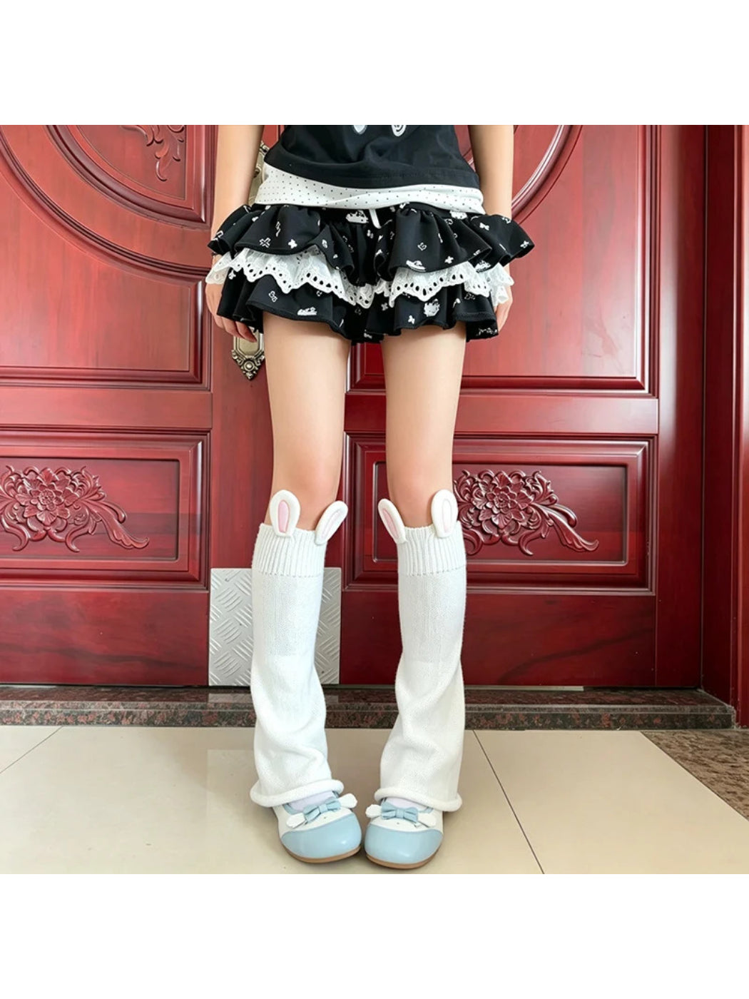 Cozyra – Gothic Bat Leg Warmers