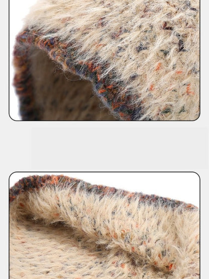 Haila – Fuzzy Earflap Winter Knitted Beanie