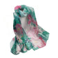 Scarvii - Vibrant Peony Print Scarf - Light & Feminine