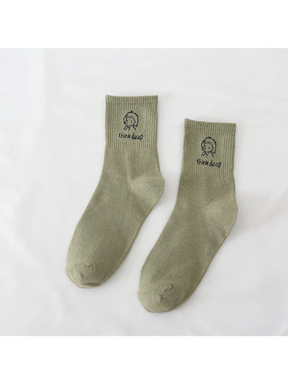 Rufia - Mood Words Embroidered Crew Socks product image 10
