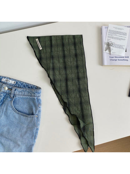 Scarvii Soft Plaid Everyday Headscarf