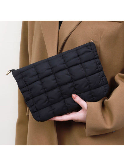Cosbai - Quilted Puffer Makeup Pouch detail view 2