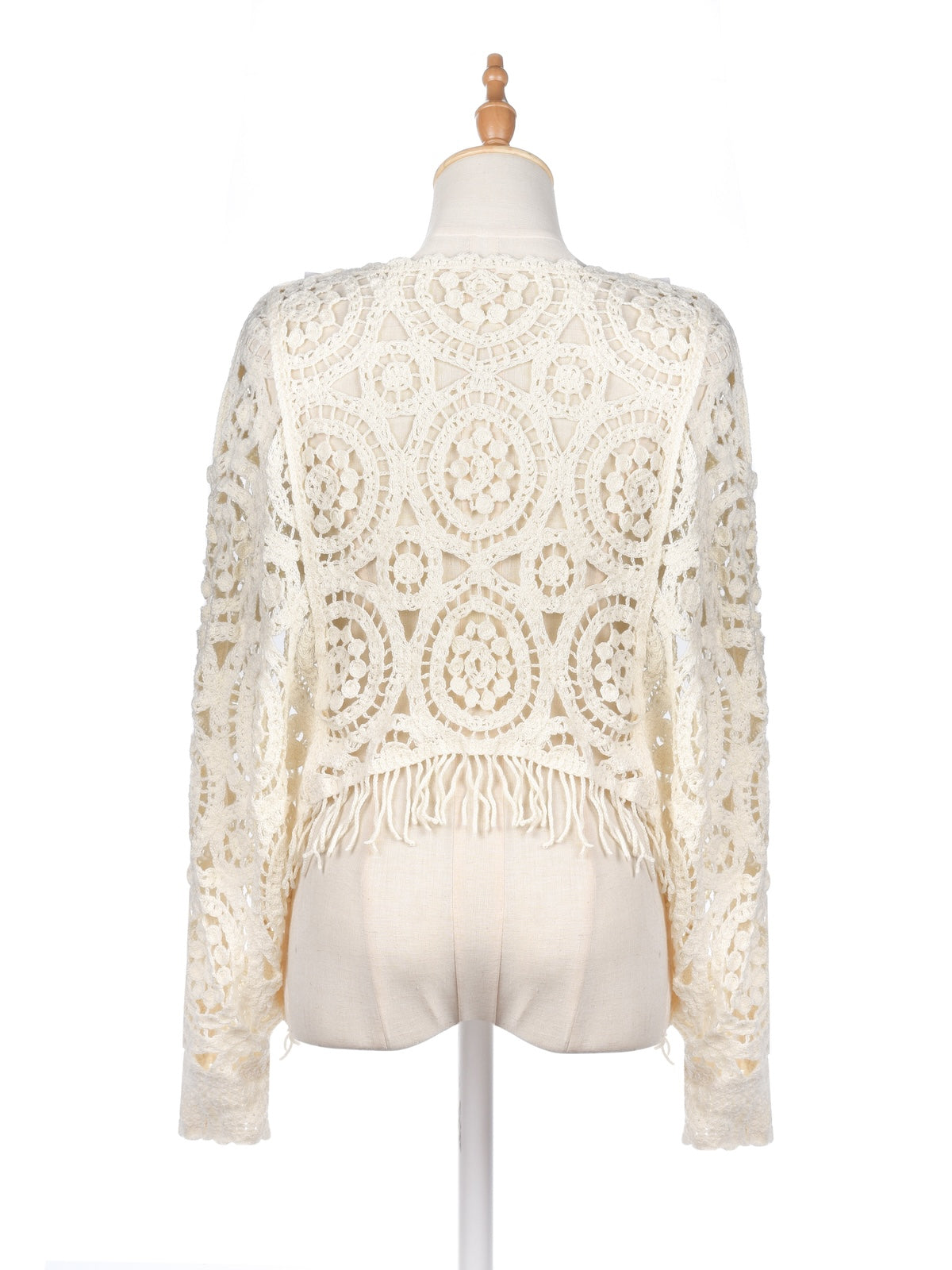 Crosa - Vintage Open-Knit Batwing Sweater