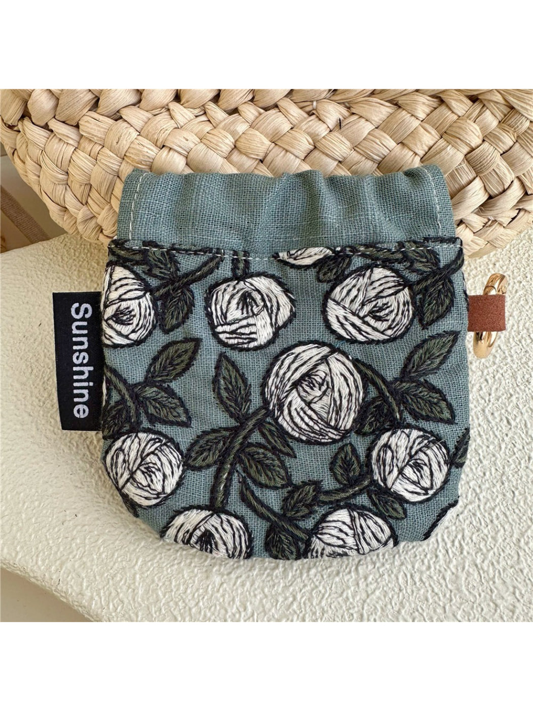 Cosbai - Mini Pattern Drawstring Pouch