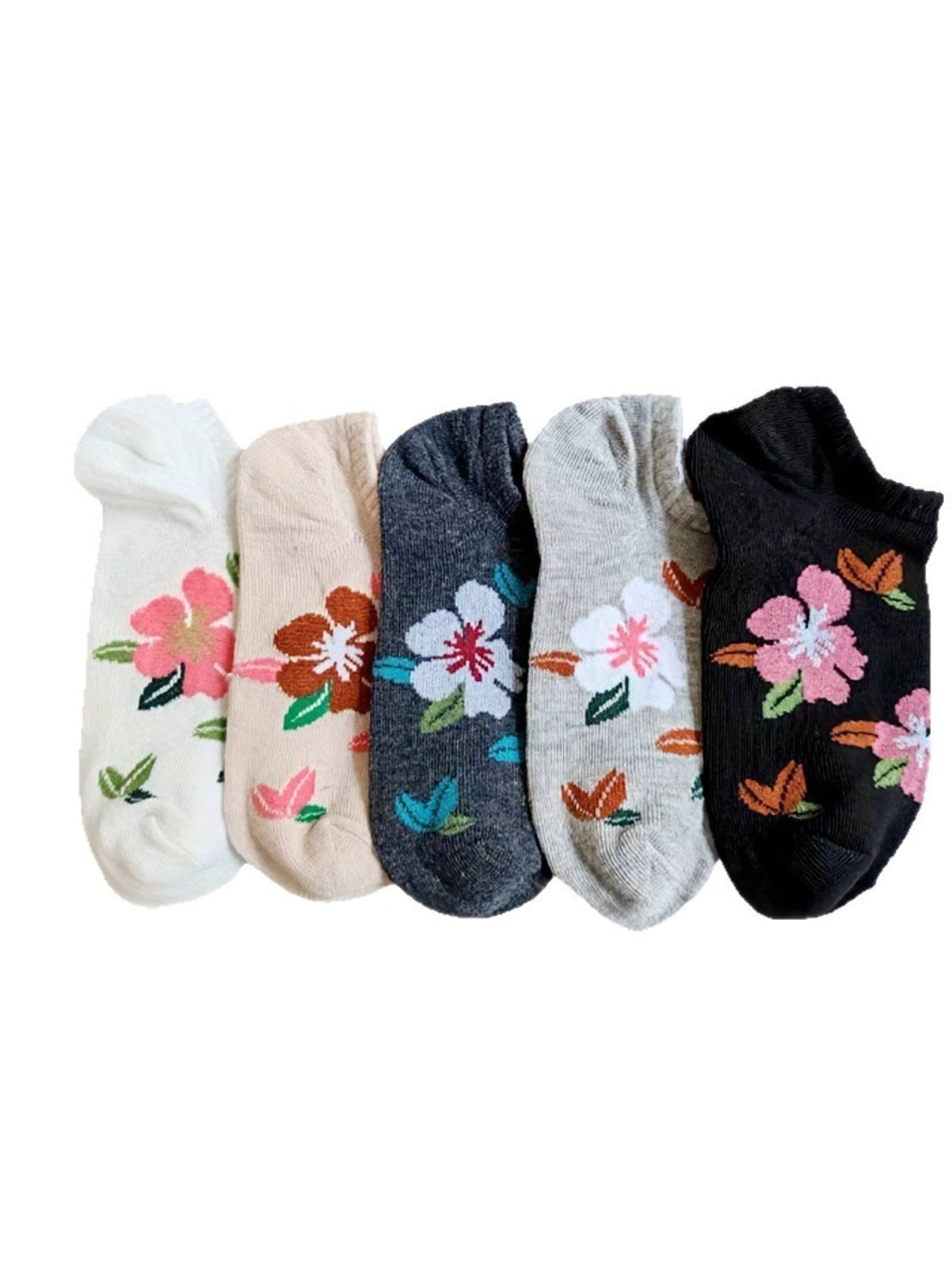 Rufia - Soft Floral Pattern Low Cut Invisible Socks product image 3