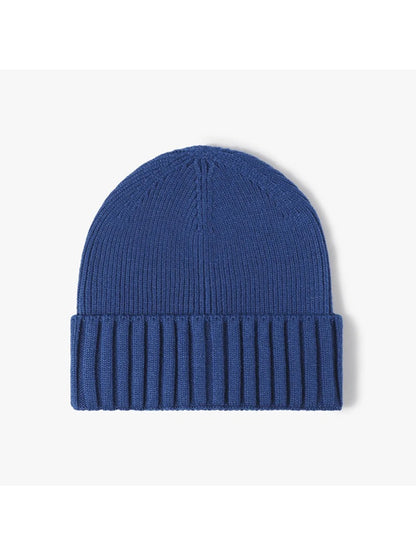 Haila - Classic Solid Ribbed Cuffed Beanie