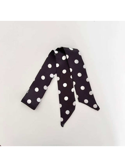 Scarvii Playful Polka Dot Skinny Scarf