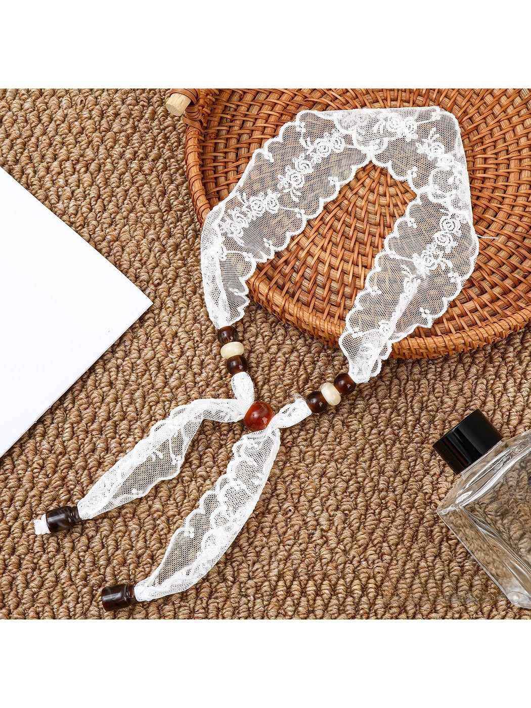 Scarvii - Vintage Style Lace Edge Fashion Scarf