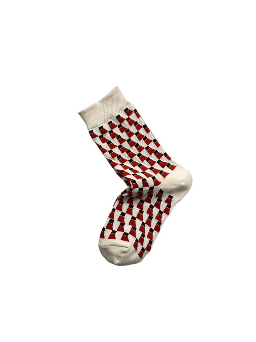 Rufia – Irregular Pattern Crew Socks