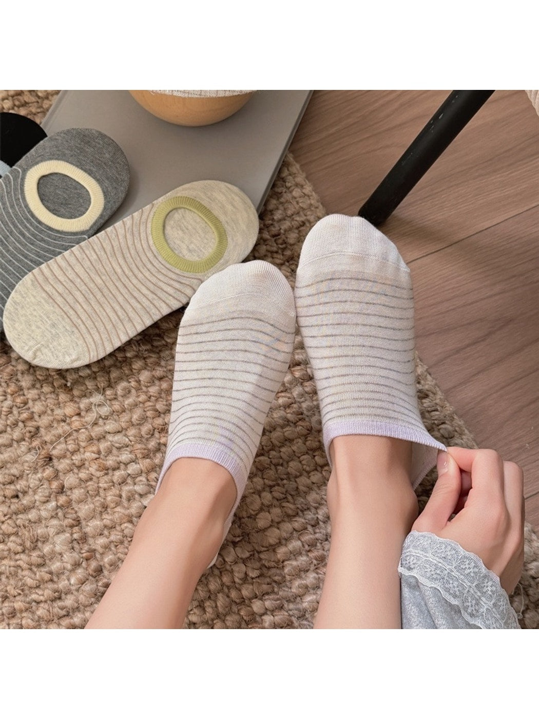 Rufia - Low Cut Colorblock Everyday Socks