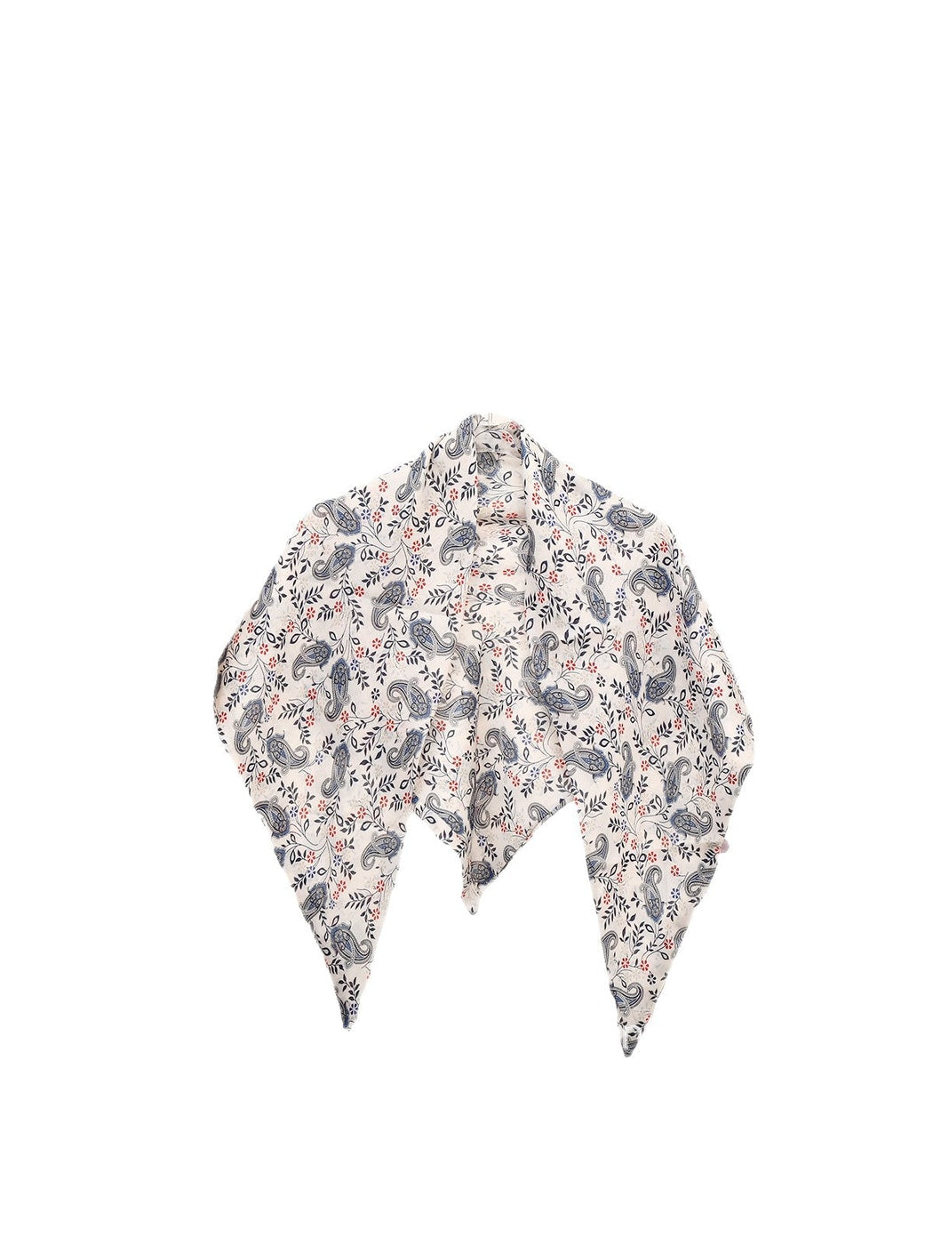 Scarvii - Vintage Paisley Pattern Triangle Scarf