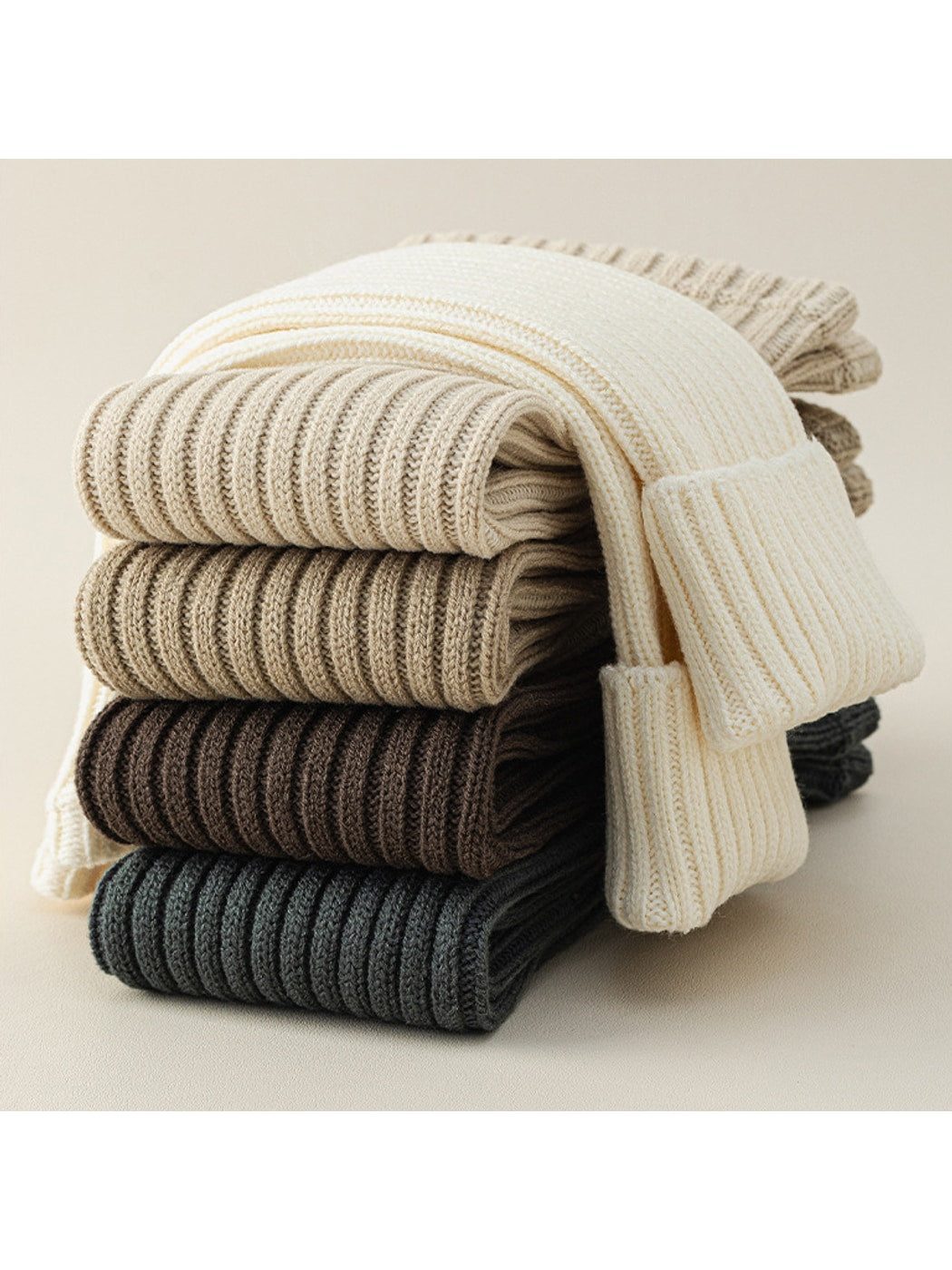 Cozyra - Ribbed Knit Leg Warmers