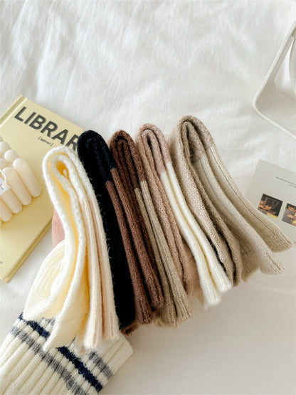 Rufia - Colorblock Cozy Crew Socks