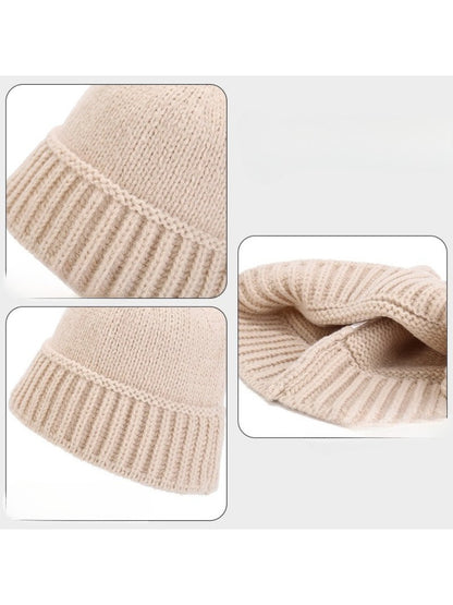 Haila - Contrast Knit Bucket Hat