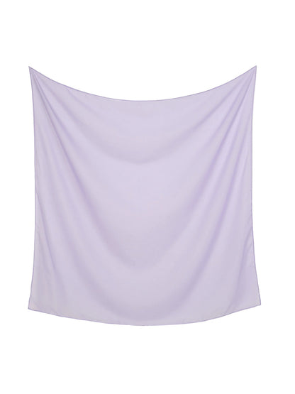 Scarvii - Solid Color Plain Design Square Scarf