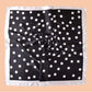 Scarvii - Vintage Polka Dot Silky Square Scarf