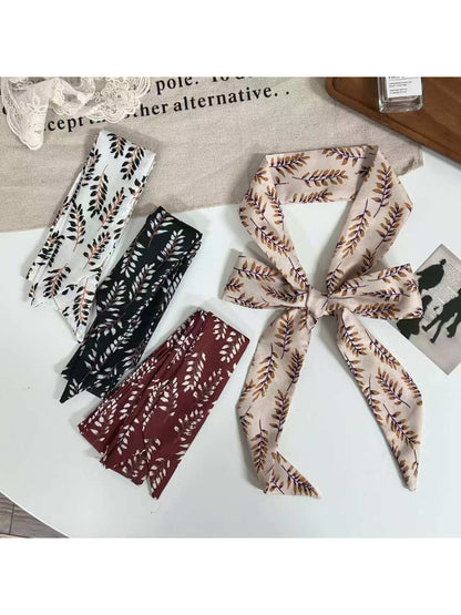 Scarvii Botanical Leaf Skinny Scarf