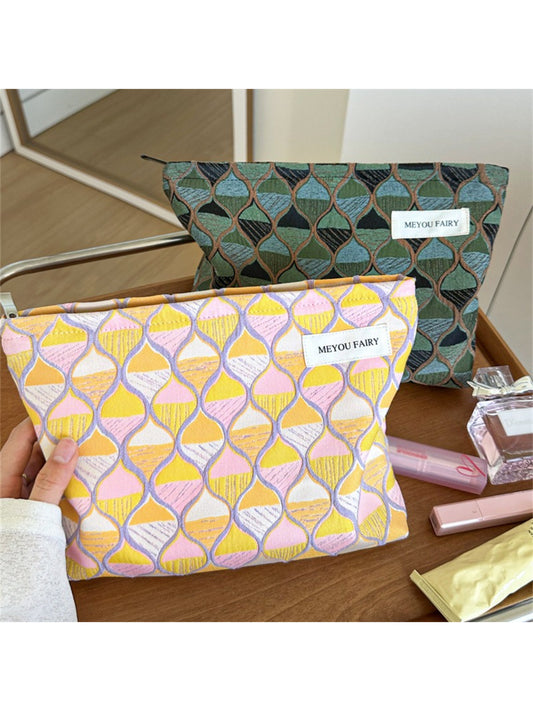 Cosbai Retro Pattern Makeup Pouch product image