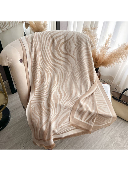 Scarvii - Soft Zebra Print Scarf